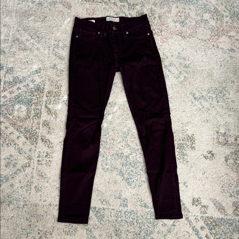 Lucky Brand Brooke Legging Jean in Plum